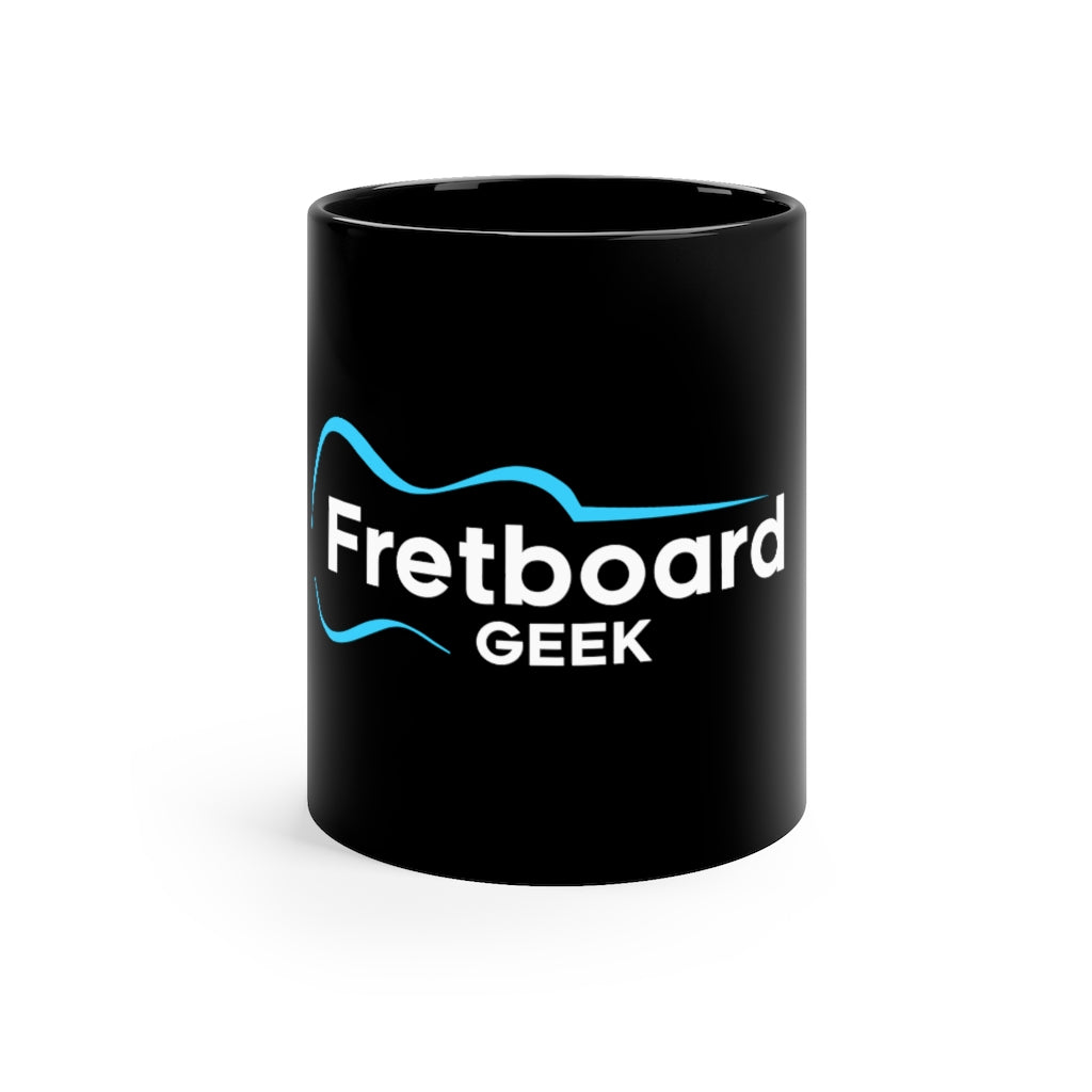 Fretboard Geek - Black Coffee Mug